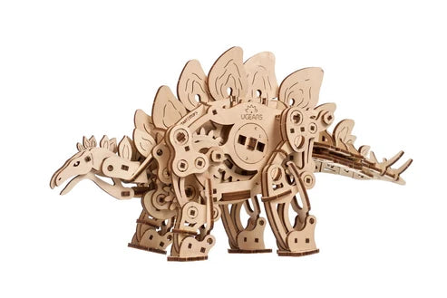 Ugears Stegosaurus | Dinosaurio Mecánico 3D de Madera