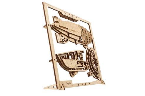 Ugears Zepelín 2.5D | Puzzle de Madera con Partes Móviles