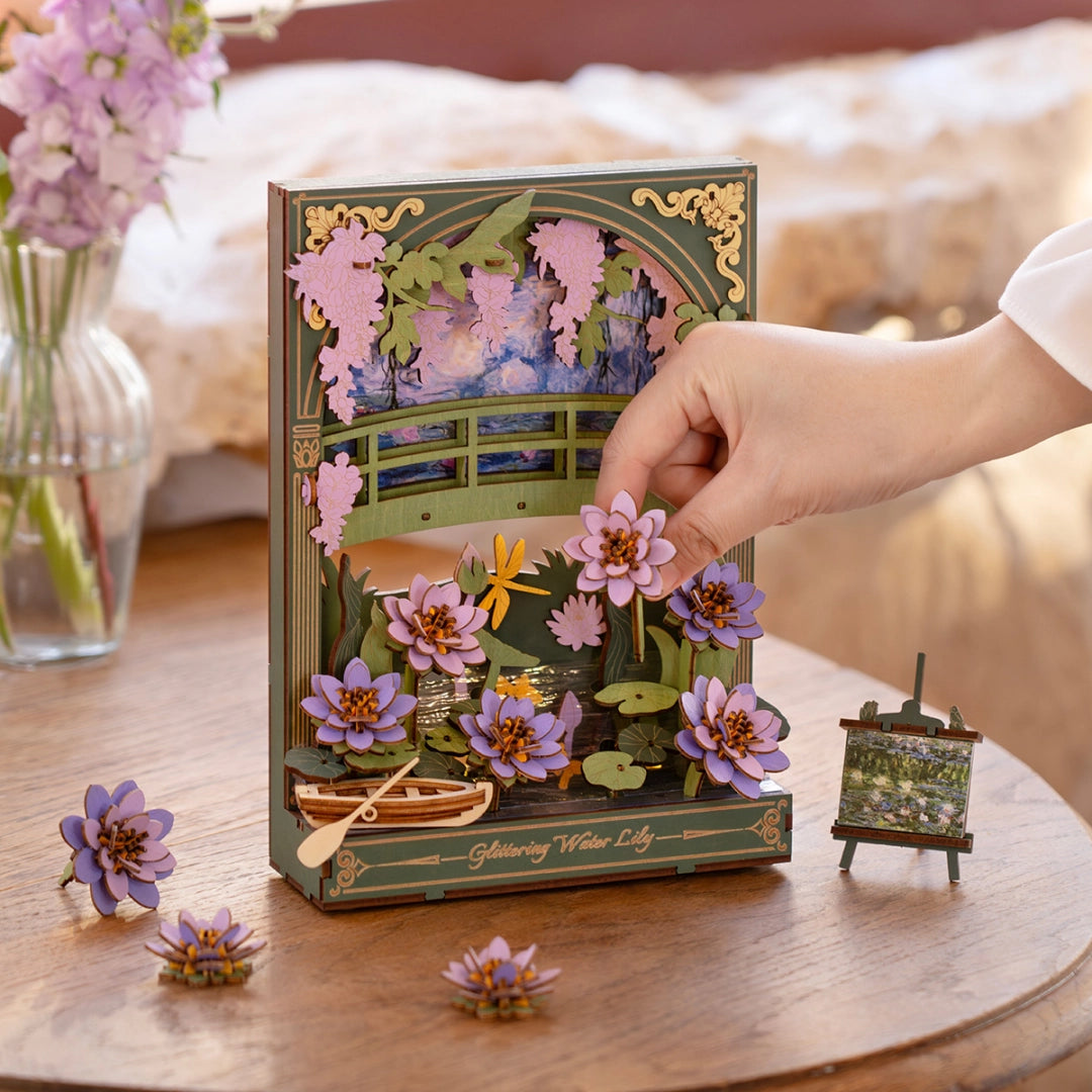 Puzzle Floral 3D Glittering Water Lily (TH001)