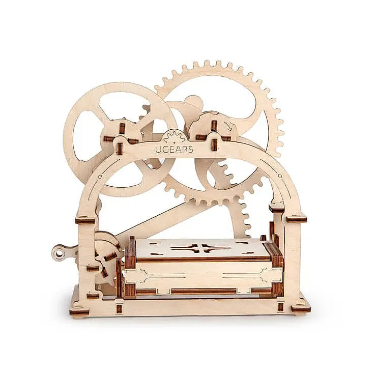 Ugears Caja Mecánica de Madera | Puzzle 3D con Apertura Mecánica