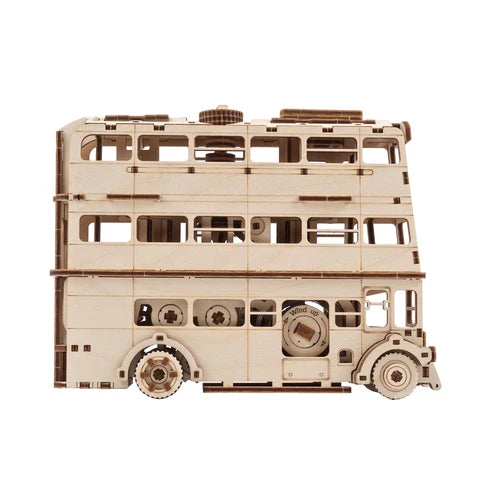 Ugears Harry Potter Autobús Noctámbulo | Maqueta Mecánica 3D de Madera