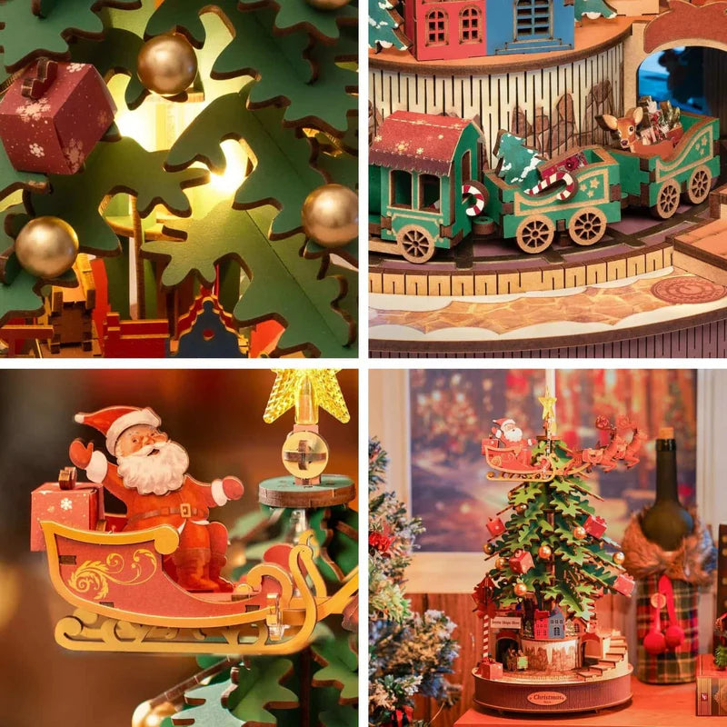 Árbol de Navidad Musical 3D - Miniatura Armable Christmas Melody Tree (Rolife)