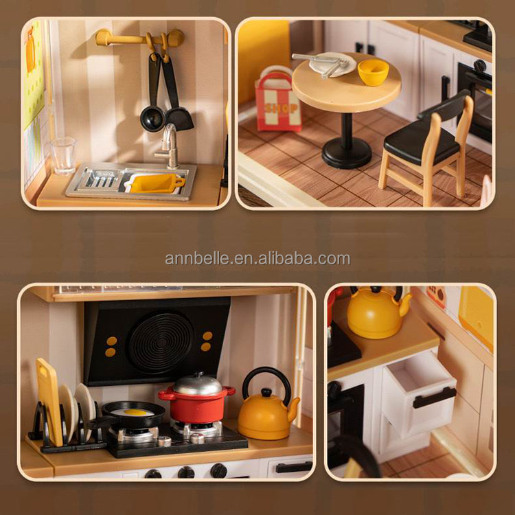 Mini Cocina Familiar DIY - Rompecabezas 3D (503)
