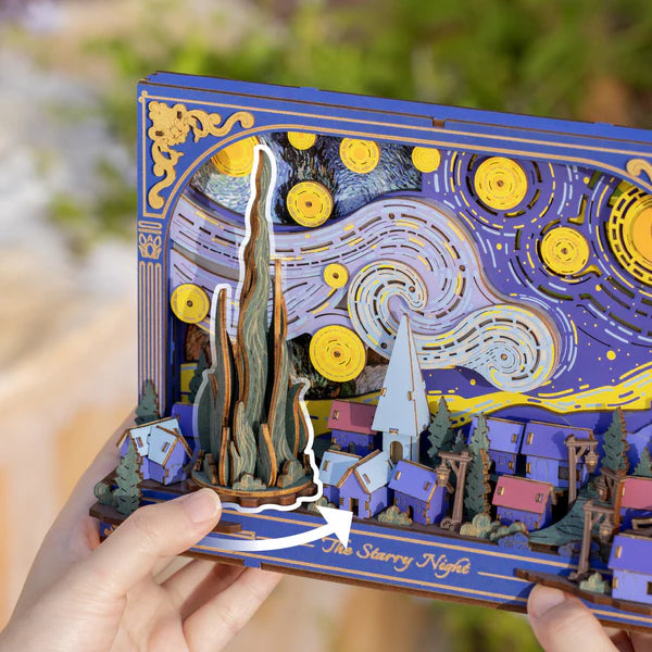 Arte Mural 3D The Starry Night (TH003)