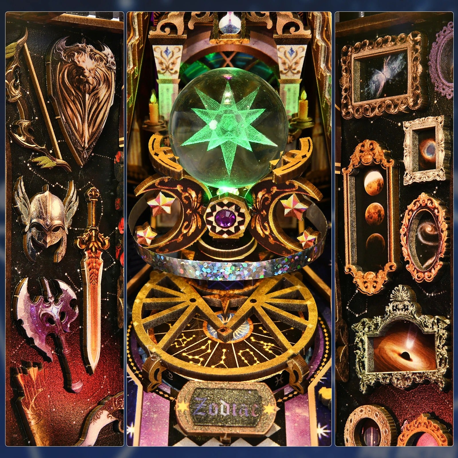 Separador de libros - Mystic Zodiac - Booknook  (CH07)