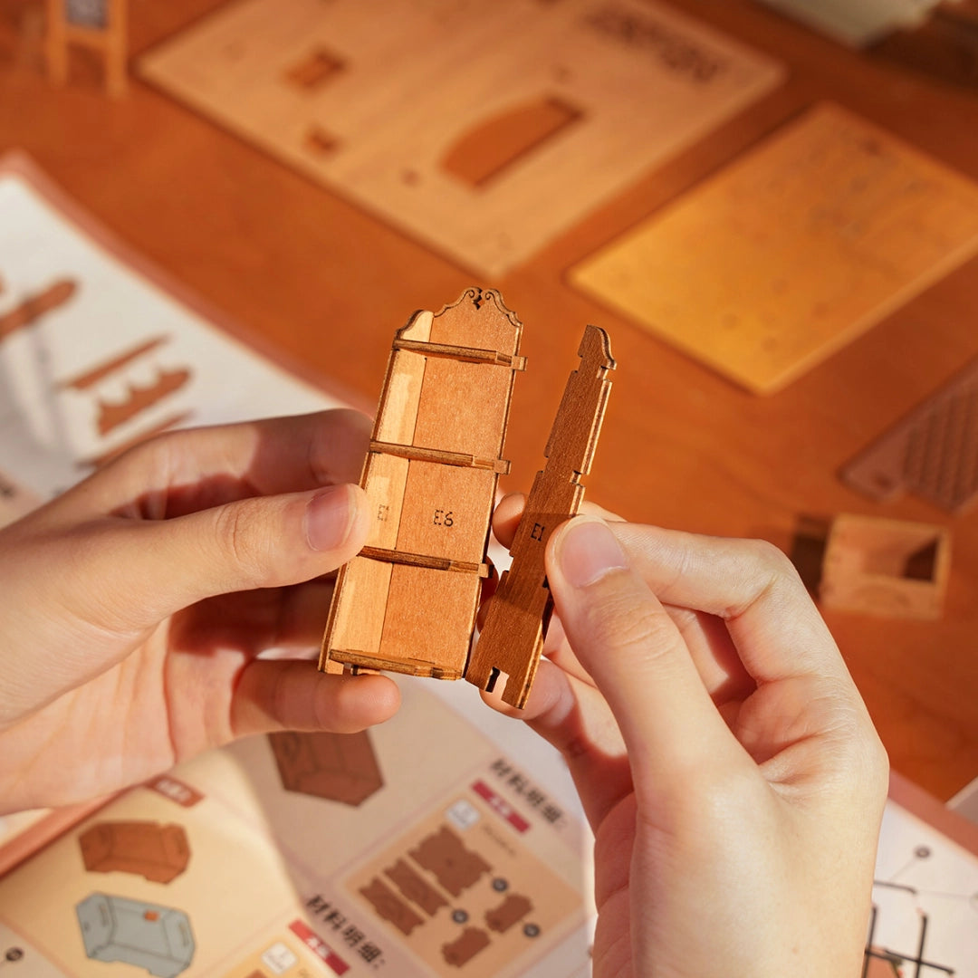 Miniatura DIY Corner Bookstore (DG164)
