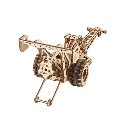 Ugears Top Fuel Dragster | Auto de Carrera Mecánico 3D de Madera