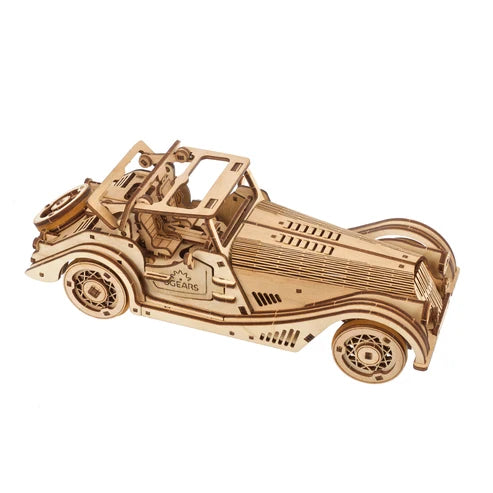 Ugears Sports Car Rapid Mouse | Roadster Mecánico 3D de Madera