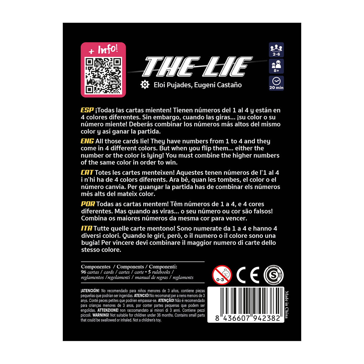 Juego de Mesa The Lie