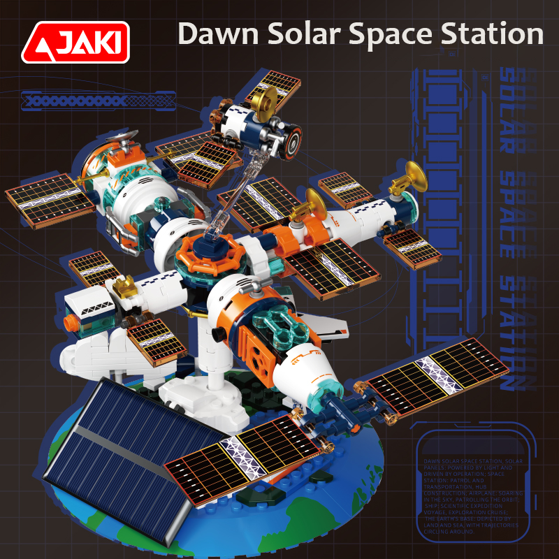 Estacion Espacial Solar - Bloques de Construcción del Espacio