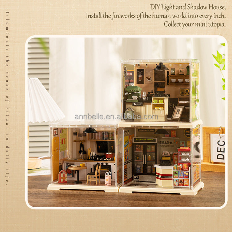 Mini Cocina Familiar DIY - Rompecabezas 3D (503)