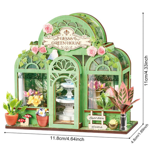 Kit Armable Miniatura Rolife Green Fountain Garden DS049