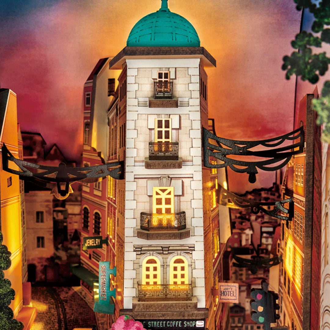Separador de libros - Street Scene - Booknook (TGB13)
