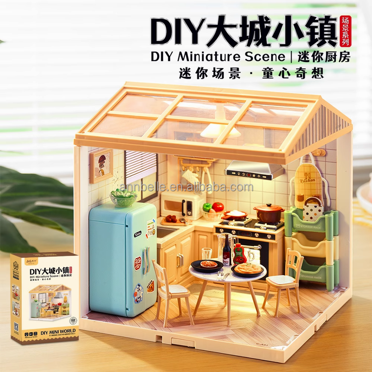 Mini Big City - Dormitorio Acogedor DIY - Rompecabezas 3D (0413)