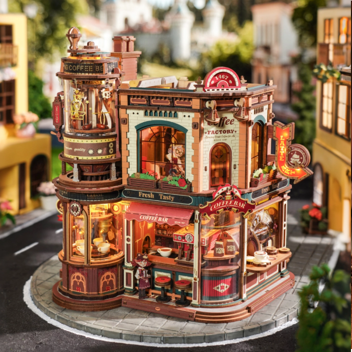 Caja Musical 3D Dream Coffee Factory (EAB02)
