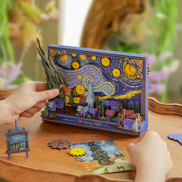 Arte Mural 3D The Starry Night (TH003)
