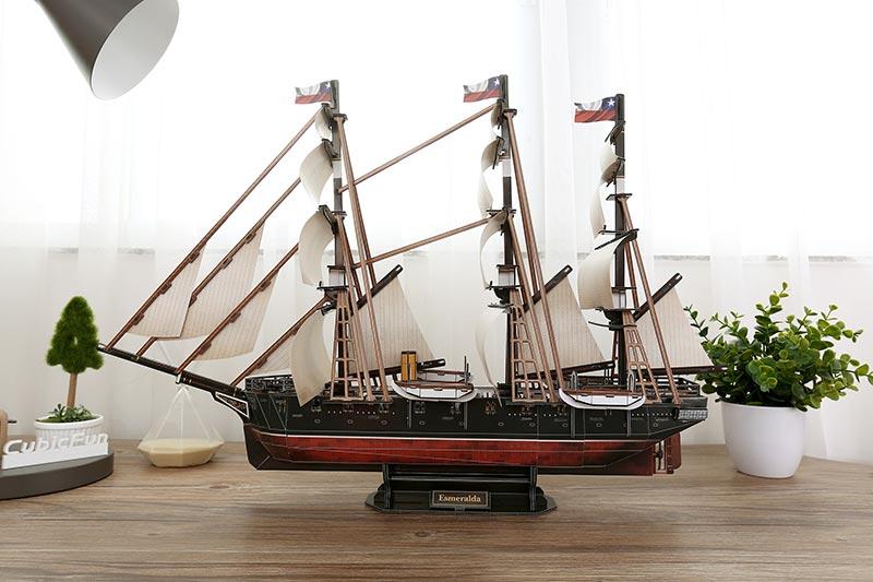 Puzzle 3D Diseño Chileno Corbeta Esmeralda de Arturo Prat