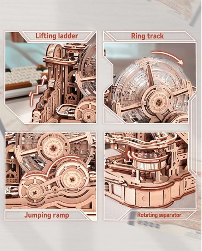 Marble Run Challenge - Laberinto de Bolas 3D Interactivo (ROKR Gear Ball)