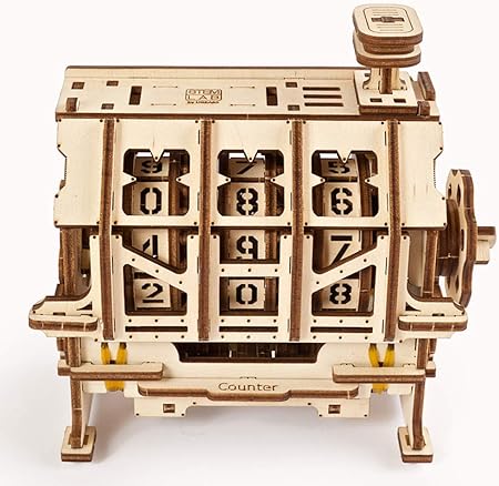 Contador Mecánico (STEM Lab) - Maqueta de Madera Educativa con App (Ugears)