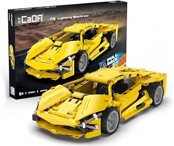 Auto Deportivo "Lightning" con Motor a Fricción - Set de Bloques (CaDA)
