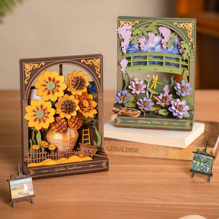 Puzzle Floral 3D Golden Sunflower (TH002)