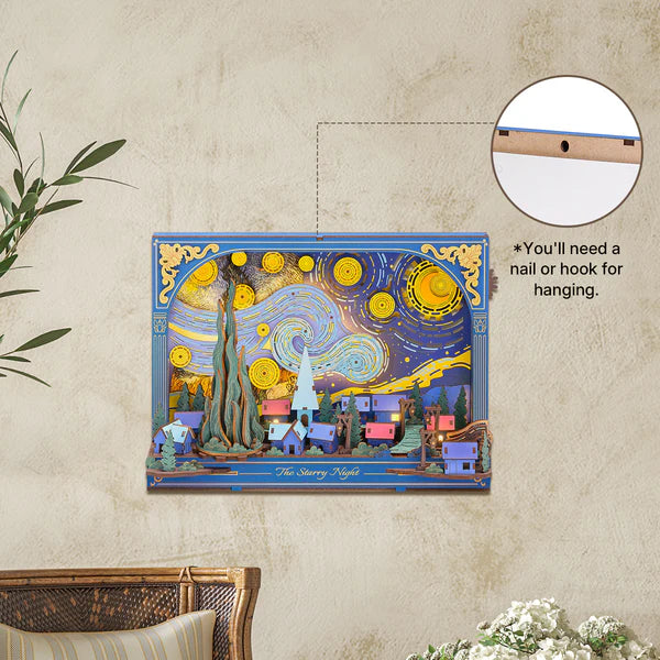 Arte Mural 3D The Starry Night (TH003)
