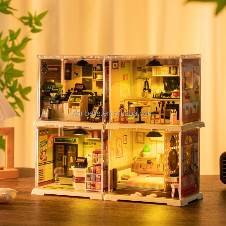 Mini Cocina Familiar DIY - Rompecabezas 3D (503)