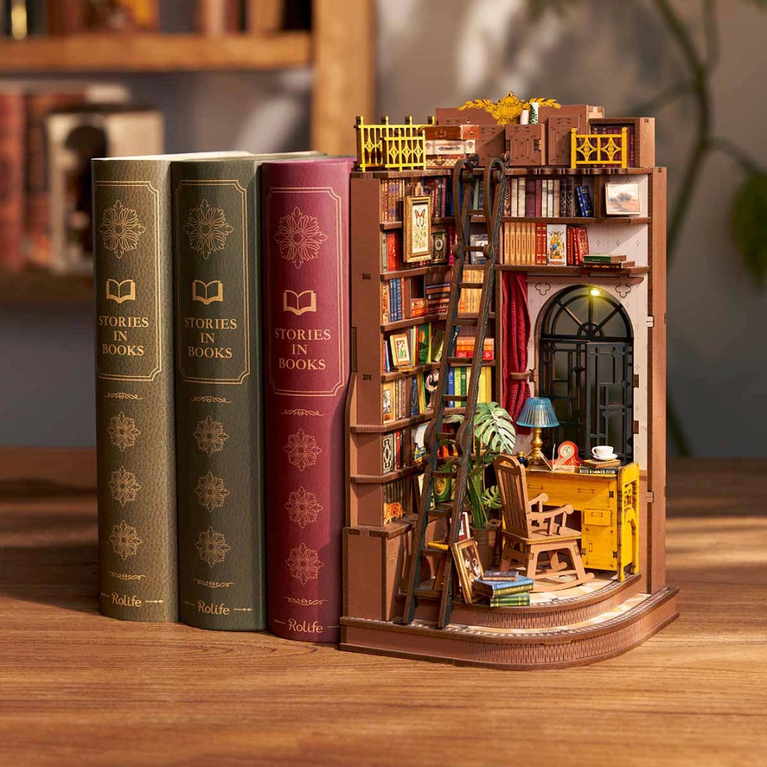 Separador de libros - Silent Corner Study - Booknook  (TGE02)