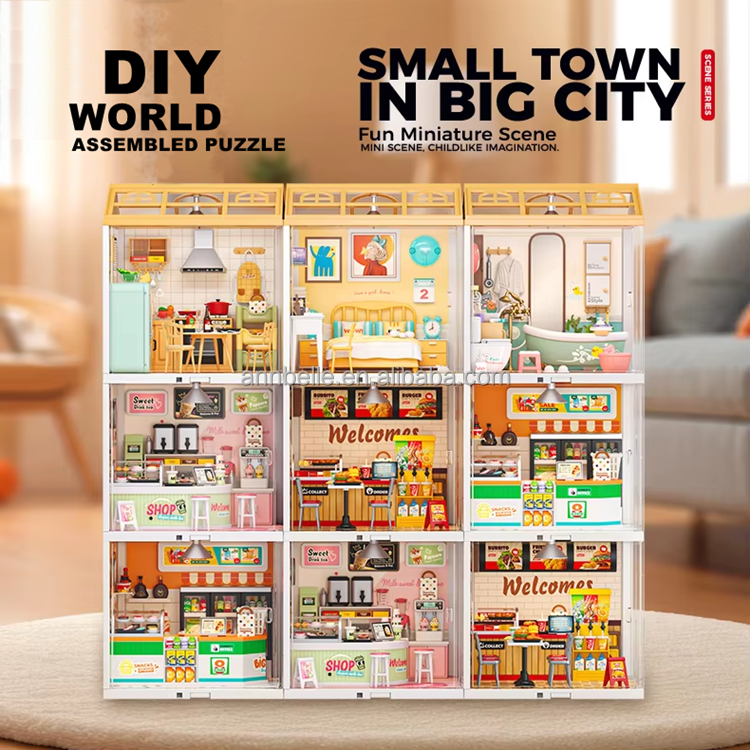 Mini Big City - Panadería DIY – Rompecabezas 3D (0417)