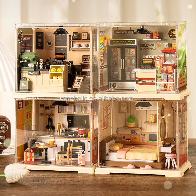 Mini Dormitorio Moderno DIY - Rompecabezas 3D (502)