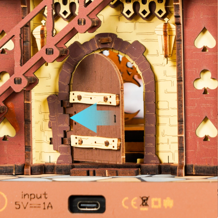 Reloj de Cuco Mecánico 3D - Maqueta a color Funcional de Madera con Música  (Rokr LC901c)