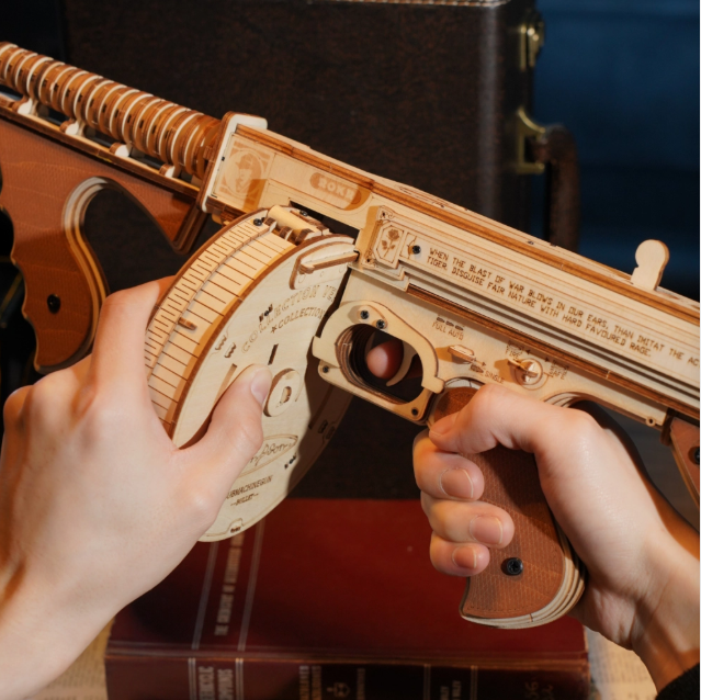 Puzzle 3D Thompson Submachine Gun (LQB01)