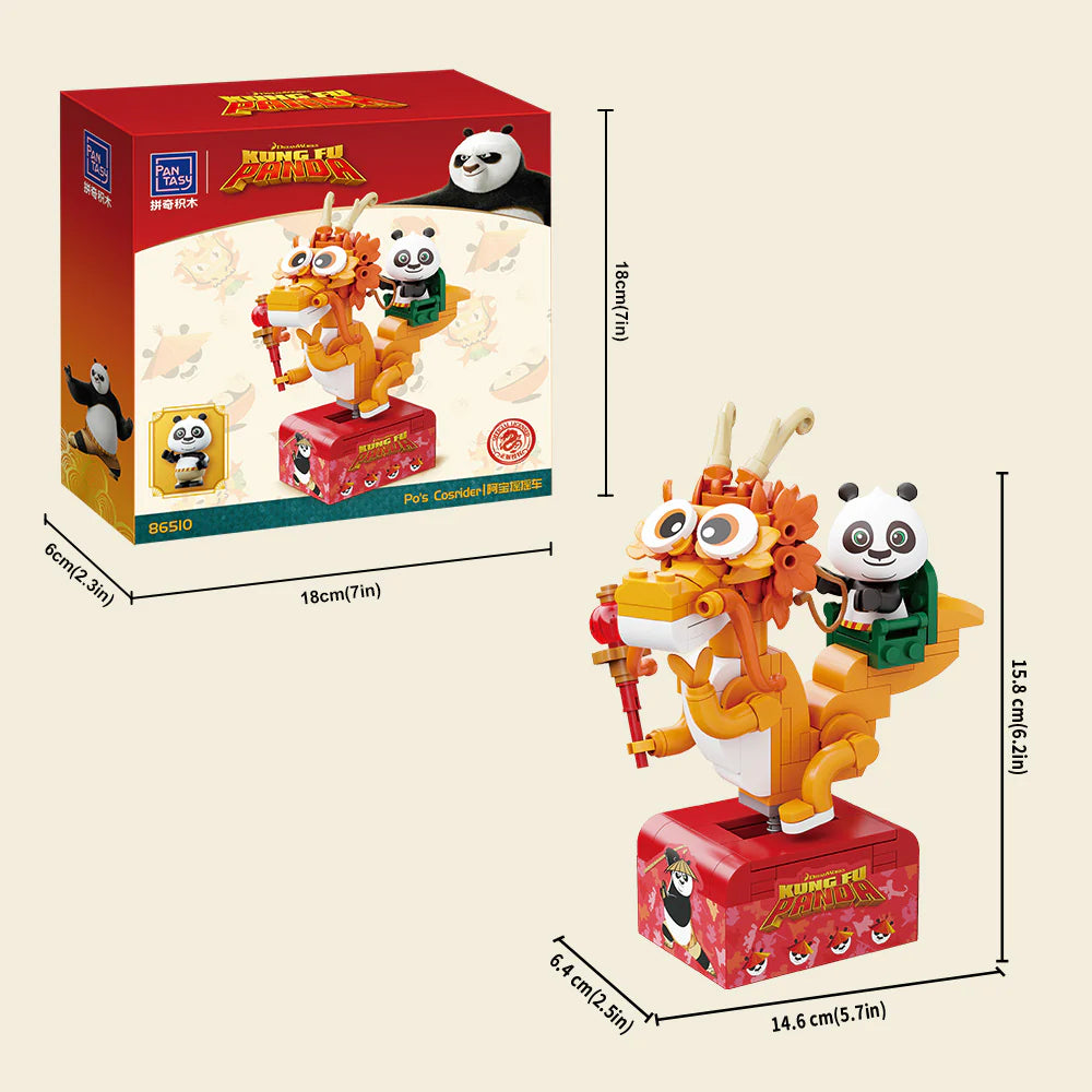 Set de Bloques Kung Fu Panda: Po's Cosrider 86510EN