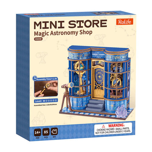 Kit Armable Miniatura Rolife Magic Astronomy Shop DS048