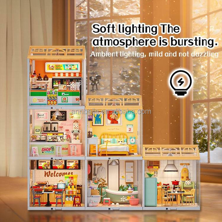 Mini Big City - Tienda de Barrio DIY - Rompecabezas 3D (0412)