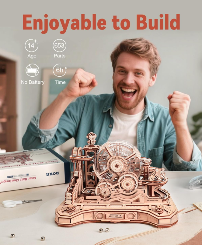 Marble Run Challenge - Laberinto de Bolas 3D Interactivo (ROKR Gear Ball)