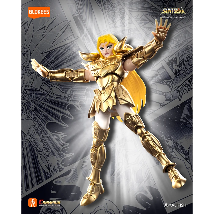 Figura Aries Mu Saint Seiya Champion Class (Blokees)