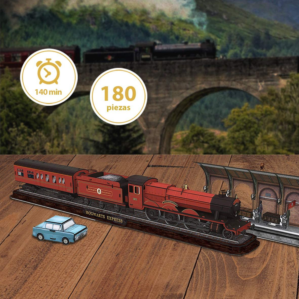 Hogwarts Express Harry Potter Tren Puzzle 3D Cubicfun