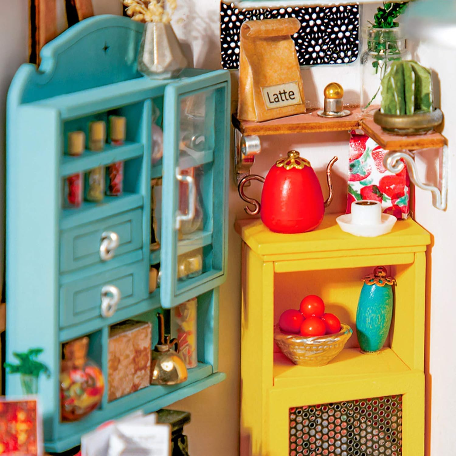 Joy's Peninsula Living Room - Casitas Miniatura Armable Robotime