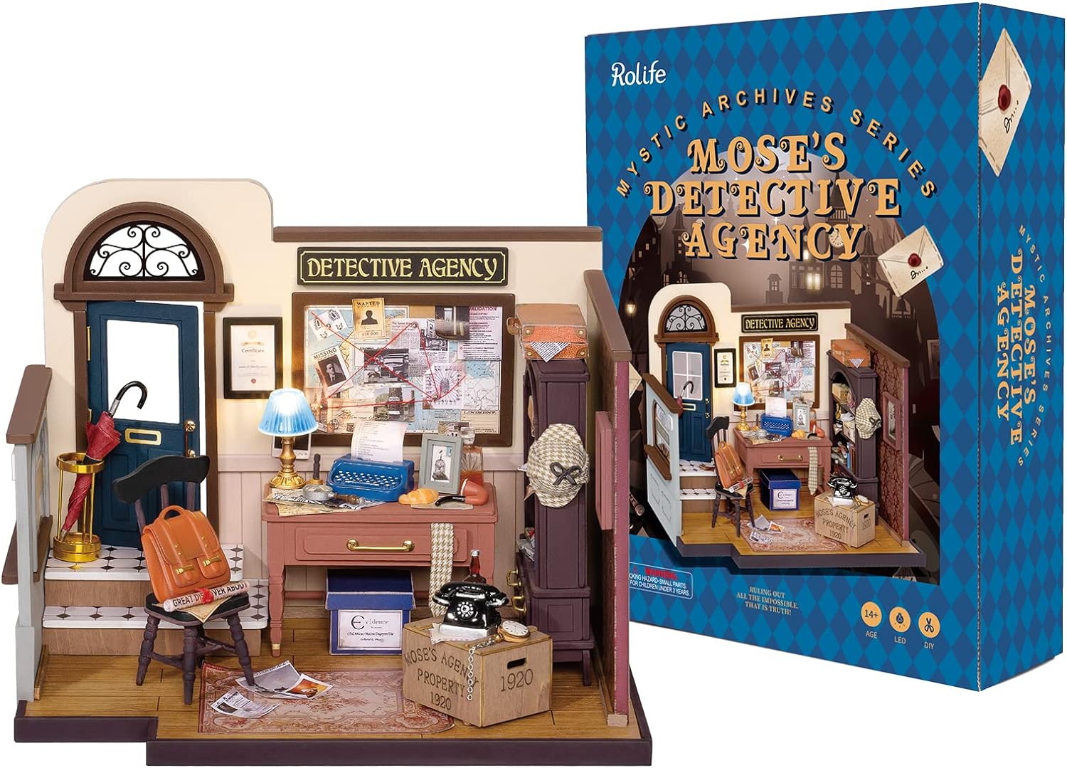 Agencia de Detective Mose - Casitas Miniatura Armable Robotime