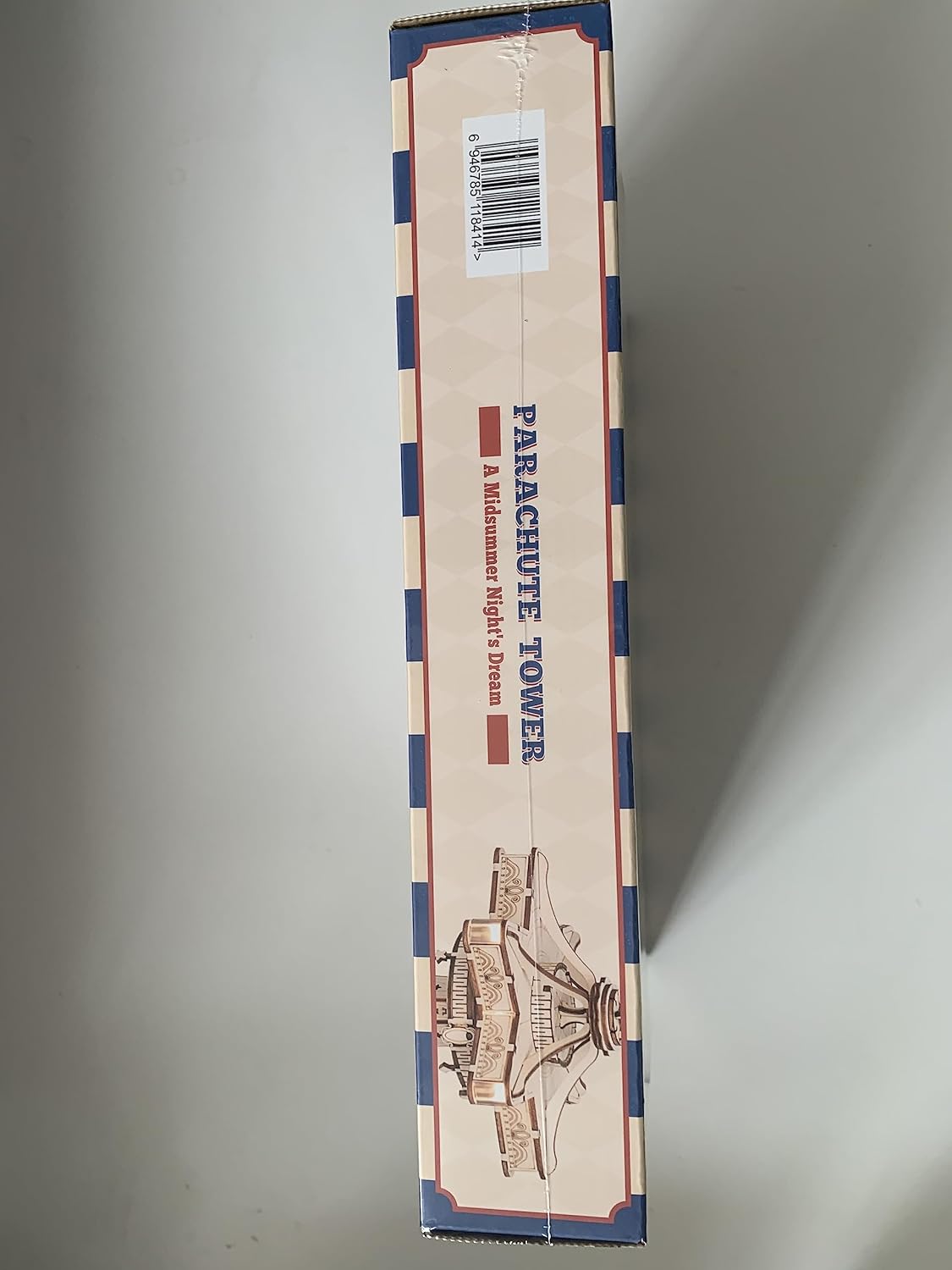 Kit de Construcción Torre de Paracaídas ROKR – Puzzle Mecánico 3D con Luces LED