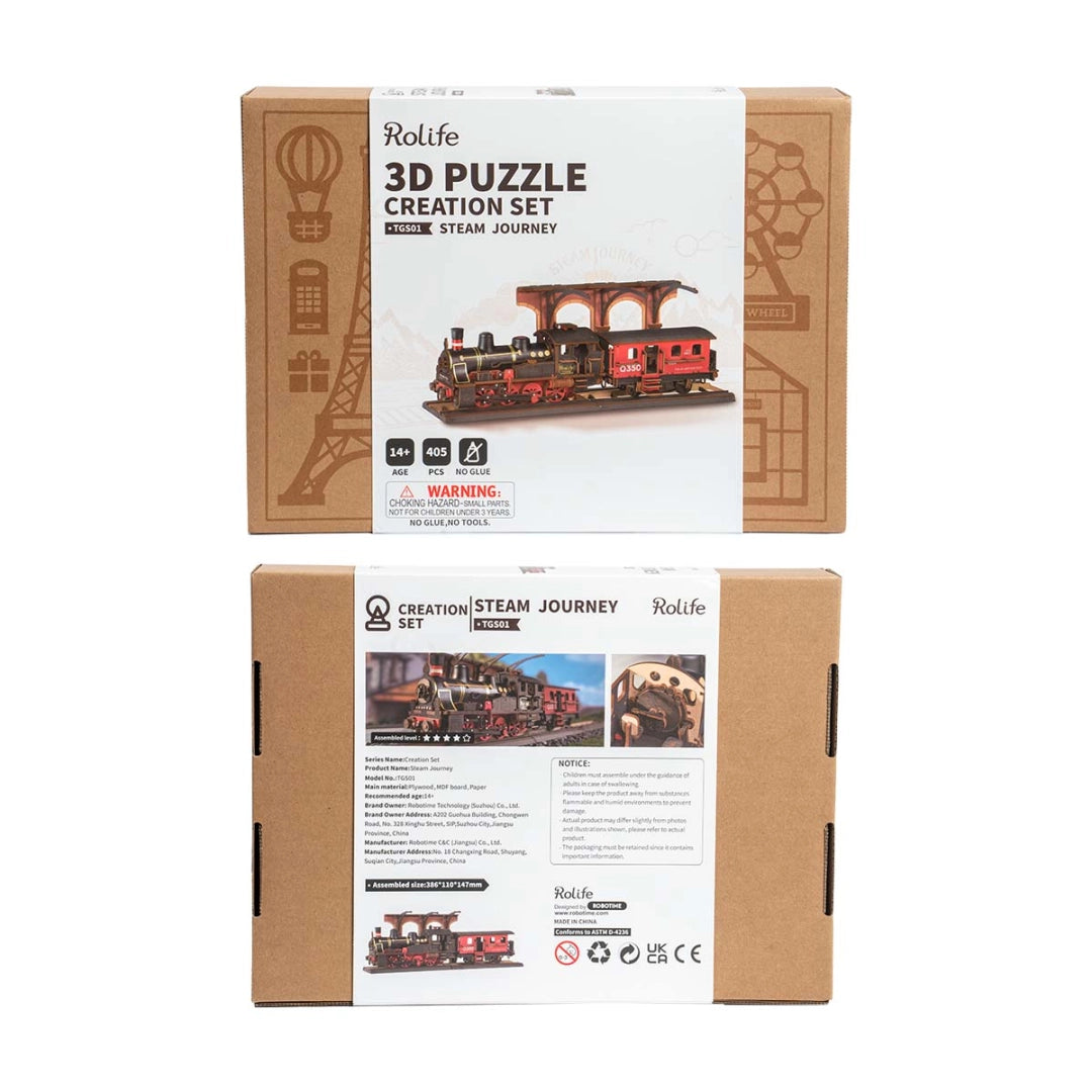 Puzzle 3D Steam Journey (TGS01)