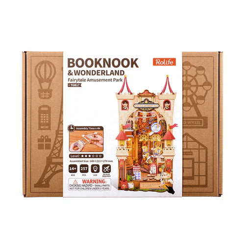 Kit Armable Rolife Book Nook Fairytale Amusement Park Book Nook TGB17