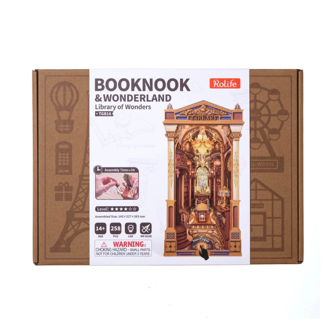 Separador de libros - Library of Wonders - Booknook  (TGB16)