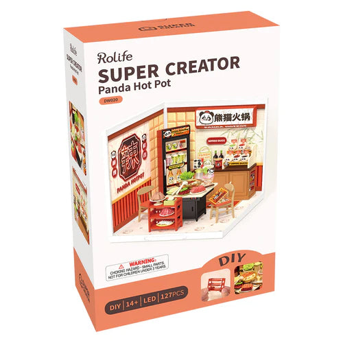Kit Armable Miniatura Rolife Panda Hot Pot DW020