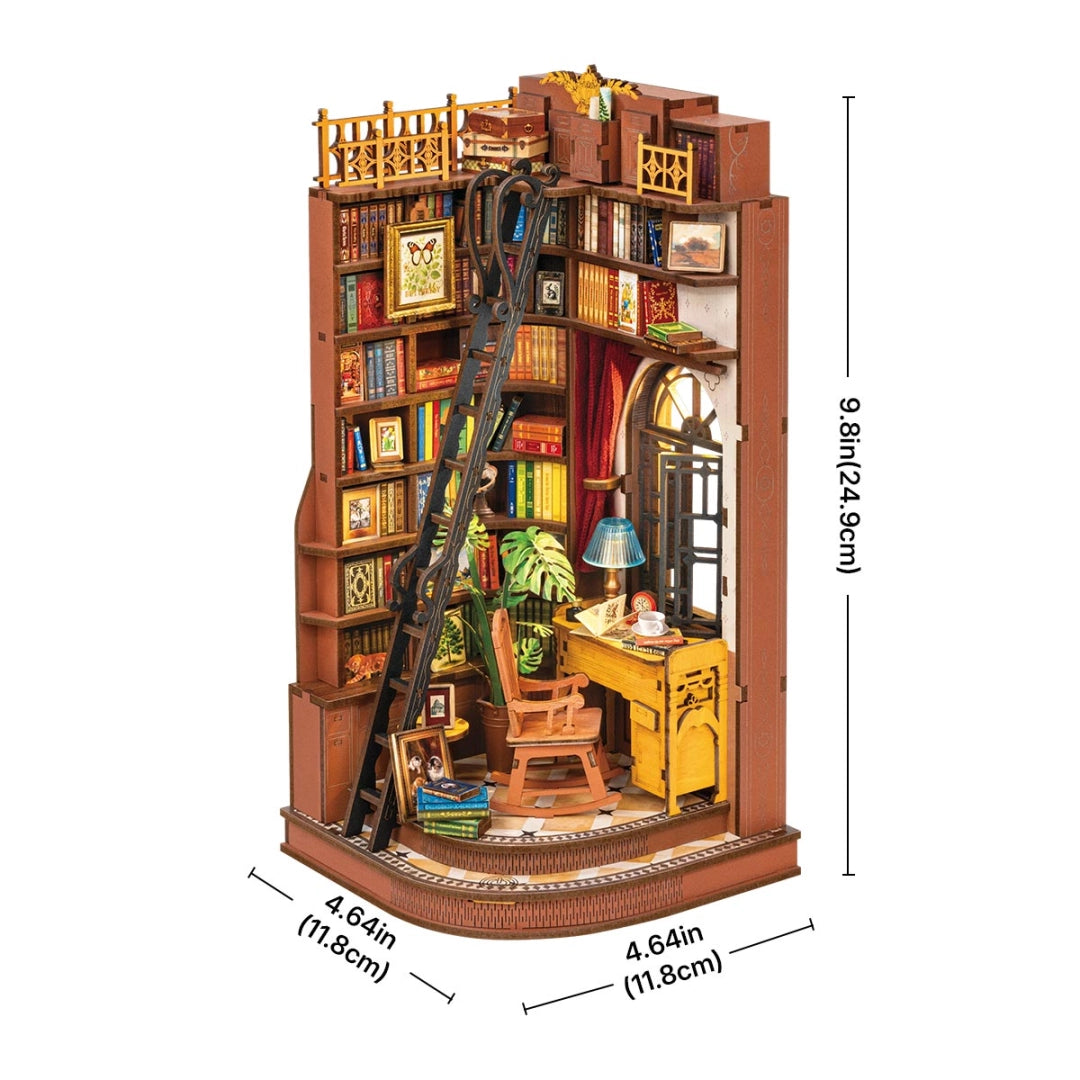 Separador de libros - Silent Corner Study - Booknook  (TGE02)