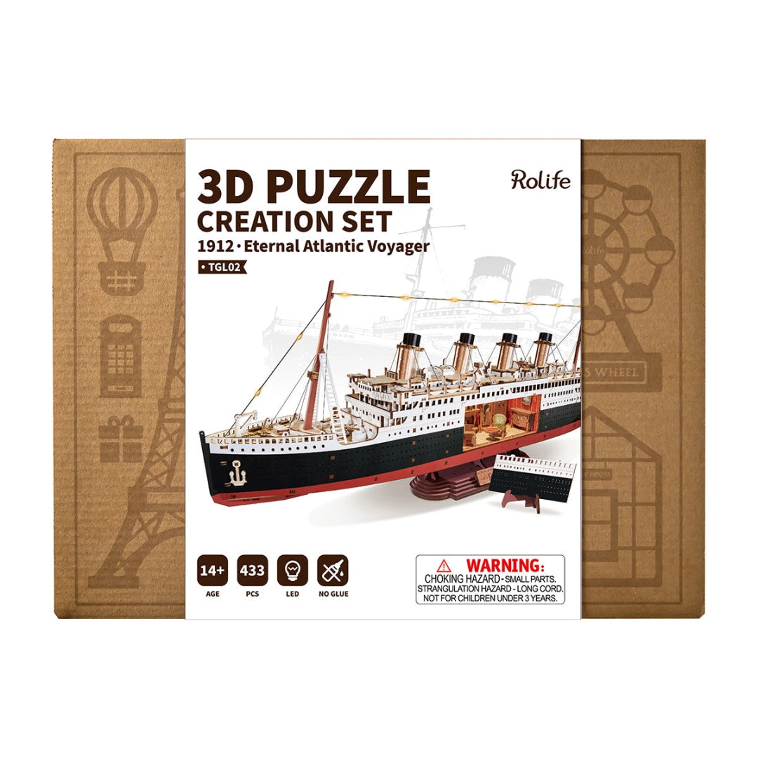Puzzle 3D 1912 Titanic Eternal Atlantic (TGL02)