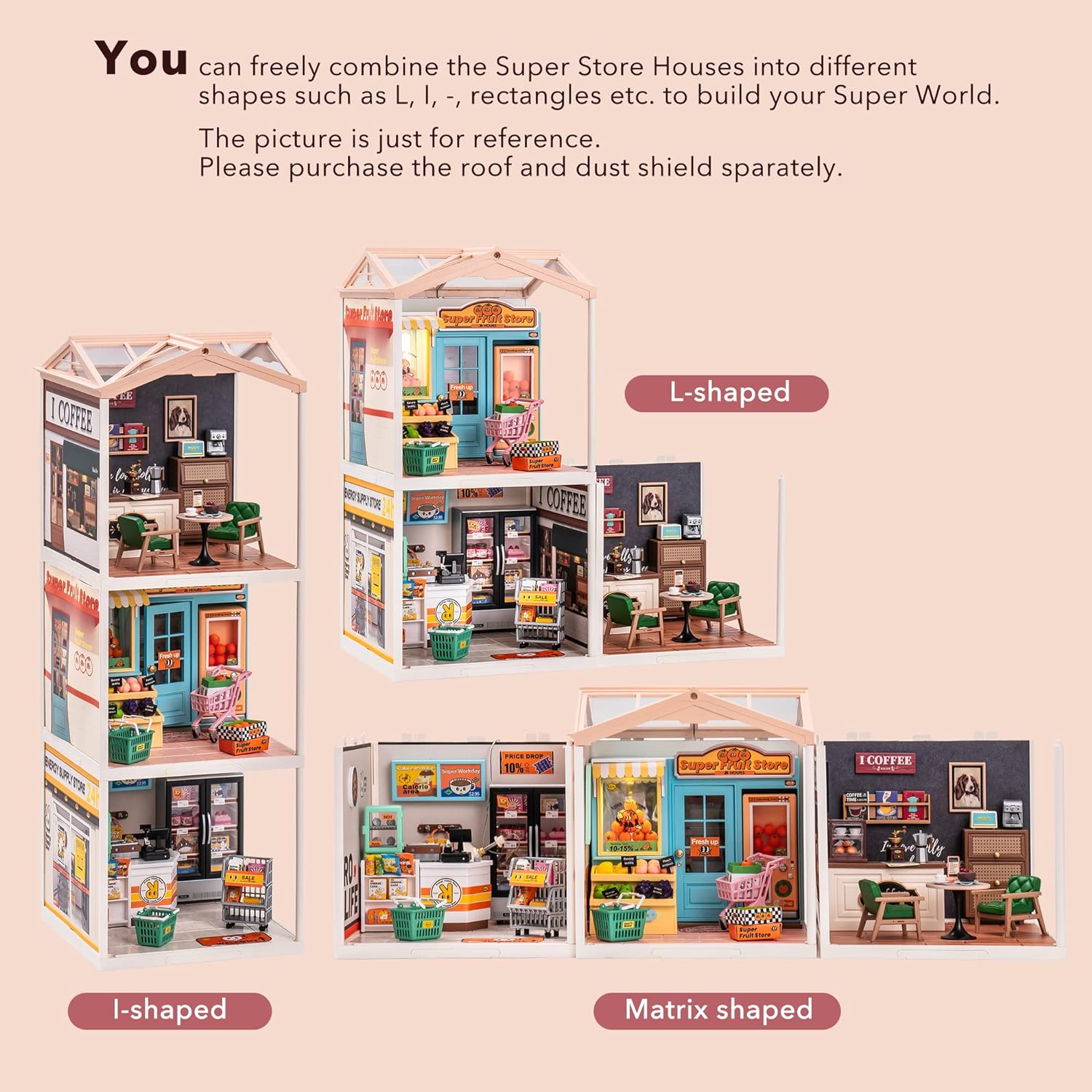 Casa en Miniatura para Armar - Super Creator Fascinating Book Store DW004