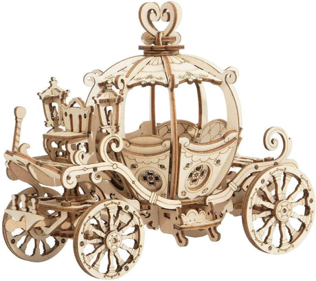 Pumpkin Cart - Rompecabezas 3D - Maqueta de Madera Rolife