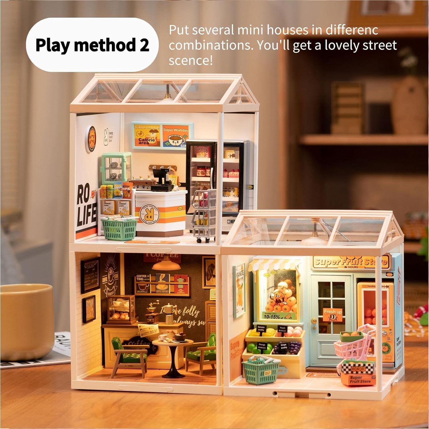 Casa en Miniatura para Armar - Super Creator Double Joy Bubble Tea DW006